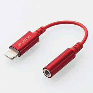ELECOM XeI~jWbNϊP[u Lightning/3.5mm 0.1m bh MPA-L35DS01RD