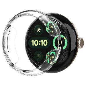 Spigen Pixel Watch 3 / 3 Pro P[X 41mm PixelWatch3Pro Ή  Ռ z ȈՒE ^ Vv X y یJo[ AbvEHb`P[X VEtBbg (NX^ENAj