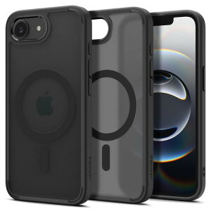 Spigen iPhone 16e P[X MagSafeANZT[Ή }Olbg  Xgbvz[ wh~ ČRMILKi EgEnCubhE}OtBbg ACS09144 (tXgEubN)
