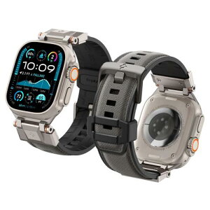 Apple Watch�Ή��o���h 49mm/46mm/45mm/44mm �������� �ϋv�� �����x���g Apple Watch Ultra/Ultra 2/10/9/8/7/6/5/4/SE2/SE �f�����v���E�A�[�}�[ AMP09104�i�O���[�j