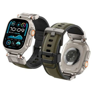 Apple Watch�Ή��o���h 49mm/46mm/45mm/44mm �������� �ϋv�� �����x���g Apple Watch Ultra/Ultra 2/10/9/8/7/6/5/4/SE2/SE �f�����v���E�A�[�}�[ AMP09102�i�~���^���[�O���[���j