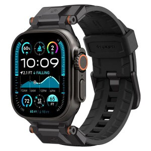 Apple Watch�Ή��o���h 49mm/46mm/45mm/44mm �������� �ϋv�� �����x���g Apple Watch Ultra/Ultra2/10/9/8/7/6/5/4/SE2/SE �f�����v���E�A�[�}�[ AMP09229�i�u���b�N�G�f�B�V�����j