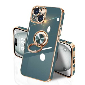 iPhone 15 P[X Ot CtH15 O TPU Jo[ Sʕی ϏՌ X}zP[X iPhone 15 360°] X^h@\ gуJo[ ԍڃz_[Ή Xgbvz[t bLH C菝