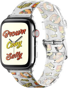 [elago] Apple Watch �Ή� �o���h �N���A ���C���t�����Y ���C�Z���X ���i �N���A�o���h ���� �x���g [ AppleWatch �A�b�v���E�H�b�` Ultra / Ultra2 / SE / SE2 / Series 9 8 7 �� (49mm 45mm 44mm 46mm) �Ή� ] LINE FRIEND
