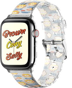 [elago] Apple Watch �Ή� �o���h �N���A ���C���t�����Y ���C�Z���X ���i �N���A�o���h ���� �x���g [ AppleWatch �A�b�v���E�H�b�` Ultra / Ultra2 / SE / SE2 / Series 9 8 7 �� (49mm 45mm 44mm 46mm) �Ή� ] LINE FRIEND