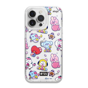 elago iPhone13 Pro �Ή� �P�[�X �N���A BT21 �O�b�Y �N���A�P�[�X ���� �X�}�z�P�[�X [ Apple iPhone13Pro iPhone13�v�� �A�C�t�H��13�v�� �A�C�t�H��13�v���P�[�X �Ή� ] LINE FRIENDS BT21 JELLY CANDY �Z�u���t���[