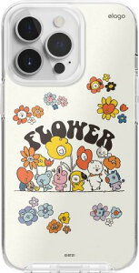 elago iPhone13 Pro Ή P[X NA BT21 ObY NAP[X  X}zP[X [ Apple iPhone13Pro iPhone13v ACtH13v ACtH13vP[X Ή ] LINE FRIENDS BT21 FLOWER t[tY