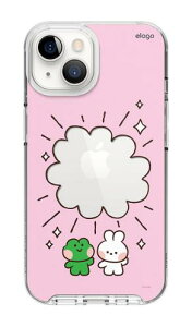 elago iPhone14 Ή P[X CtY CZX LN^[ ObY ϏՌ NA X}zP[X [ Apple iPhone 14 Abv ACtH14 Ή gуP[X ] iPhone14P[X LINE FRIENDS BF minini s