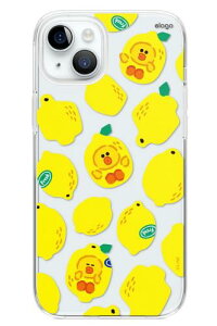 elago iPhone 15 Plus Ή P[X CtY uE Rj[ T[ ϏՌ  \tg NA X}zP[X [ Apple iPhone15 Plus ACtH15 vX Ή ] iPhone15PlusP[X LINE FRIENDS BF FRUIT SHOP