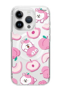 elago iPhone 15 Pro Ή P[X CtY uE Rj[ T[ MagSafe Ή ϏՌ X}zP[X [ Apple iPhone15 Pro ACtH15 v Ή gуP[X ] iPhone15ProP[X LINE FRIENDS BF FRUIT SHOP 