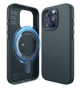 elago iPhone 15 Pro �Ή� �P�[�X MagSafe �Ή� PU���U�[ �ϏՌ��P�[�X ������v �ϏՌ� �}�O�Z�[�t �X�}�z�P�[�X [ Apple iPhone15 Pro �A�C�t�H��15 �v�� �Ή� iPhone15Pro�P�[�X ] MAGNETIC LEATHER CASE �u���b�N (�W