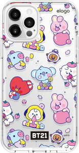elago iPhone12 Pro / iPhone12 �Ή� �P�[�X �N���A BT21 �O�b�Y �N���A�P�[�X ���� �X�}�z�P�[�X [ iPhone12 mini �A�C�t�H��12 mini �A�C�t�H��12�~�j �Ή� ] LINE FRIENDS BT21 JELLY CANDY �Z�u���t���[�o�[�Y