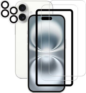 HKKAIS phone16plus KXtB2+2 ZbgKChgt {Ɏq̗p iPhone16 Plus p KXtB O[OJtB  KX t ACtH 16 vX یtB