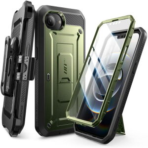 SUPCASE iPhone 16e P[X 6.1 Ή 2025 VJo[ tیtB ƍNbvt čRKi擾 ϏՌ ho dی UBProV[Y