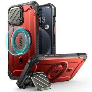 SUPCASE iPhone 15 Pro Max P[X 6.7C` 2023 SʃJo[ MagSafeΉ JYی 360Kی X^h@\ ČRMILKi擾 Ռz lp AEghAp UBMagXTV[Y