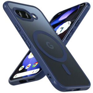 2025VoFor Google Pixel 9a P[X MagSafeΉ  NA y ϏՌ wh~ ΂ݖh~ CX[dΉ X}zP[X  lC O[OsNZ9a Jo[ (u[)