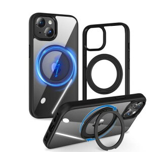 360x]X^hEcΉKATSUTOYO iPhone 14 p P[X magsafe ΂݂ɂ iphone13 p P[X ̓O }Olbg 360°]X^h cΉ MagSafeΉ ϋv ČRMILKi Ϗ