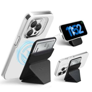MOFT Snap On 薄型&43g超軽量&カード最大3枚収納タイプ Snap on スマホスタンド iPhone15 スタンド ウォレットスタンド iPhone14 iPhone13 iPhone12 マグネット ウ・