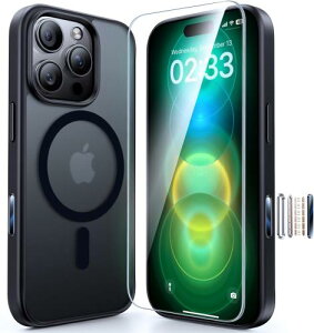 AiJRg[Jo[JUESHITUO iPhone 16 Pro Max p P[X TouchSwiftV[Y 2XXN[ یt ^b`xȂ MagSafe[dΉ lC ϏՌ ČRMILKi ϋv SGSF ςȂ ph
