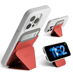 MOFT スマホスタンド MOVAS? 耐久磁力強化版 Snap-On iPhone 16 iPhone 15 iPhone14 iPhone13 iPhone12 MagSafe対応 傷や汚れに強い マグネット カードケース 最大2枚