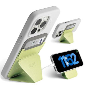 MOFT スマホスタンド MOVAS? 耐久磁力強化版 Snap-On iPhone 16 iPhone 15 iPhone14 iPhone13 iPhone12 MagSafe対応 傷や汚れに強い マグネット カードケース 最大2枚