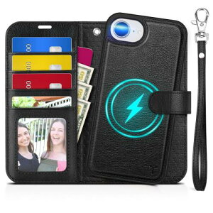 TUCCH iPhone 16e Ή P[X 蒠^ 2 in 1  ACtH[16e Jo[ Xgbvt O [RFIDubLO] J[h|Pbgt uX^h@\