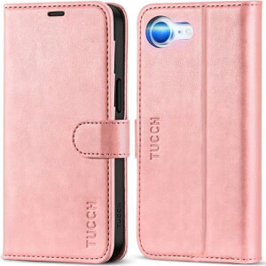 TUCCH iPhone16e �Ή� �P�[�X �蒠�^ �A�C�t�H��16e �蒠�P�[�X �J�[�h���[ ���u���X�^���h�@�\ [RFID�u���b�L���O] �ϏՌ� �S�ʕی� TPU�f�� PU���� �����ӂ���16e�g�уJ�o�[ (2025�N���� 6.1�C���` �A