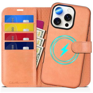 TUCCH iPhone 16 Pro Ή P[X 蒠^ 2 in 1  ACtH[16vJo[ O\ [RFIDubLO] J[h|Pbgt uX^h@\ Ռz Sʕی PU ACtH16v