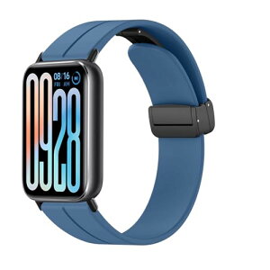 [SinRenn] �o���h Xiaomi Smart Band 9 Pro/Band 8 Pro �Ή� �_�炩�� �V���R���� �e�� �����o���h ���C�t�� �}�O�l�b�g�o�b�N�� �x���g �T�C�Y���߉\ ���C�J�� �y�� �_��ȃV���R�� �����x���g �X�g��