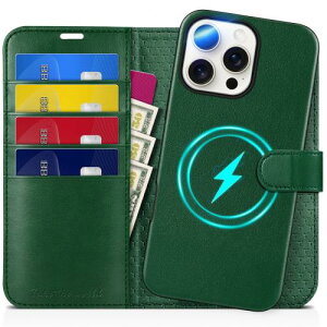 TUCCH iPhone 16 Pro Max Ή P[X 蒠^ 2 in 1  ACtH[16 v }bNX蒠P[X O\ [RFIDubLO] J[h|Pbgt uX^h@\ Ռz Sʕی PU