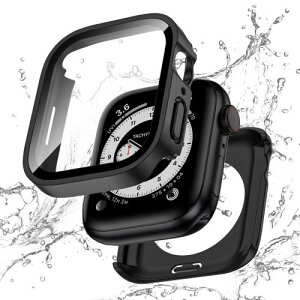 tJo[یKawoco AbvEHb` h Jo[ Apple Watch SE Series 6 5 4 Ή 40mm P[X 2 in 1 O̕ی ϏՌ iWatch ̌^ P[X 40 mm }bg̃ubN
