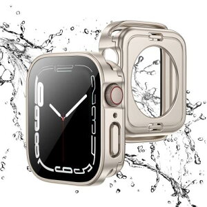 2 in 1 SʕیApple Watch p hP[X 44mm AbvEHb` Jo[ pGbWfUC ی Series SE/6/5/4 KXtB d\ PCۑf ̌^ wʃJo[ ȒP E₷ iwatch