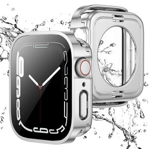 2 in 1 SʕیApple Watch p hP[X 44mm AbvEHb` Jo[ pGbWfUC ی AbvEHb` Series SE/6/5/4 Jo[ KXtB ̌^ d\ PCۑf ̌^Jo[