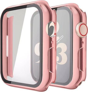 ULOE Ή Apple Watch Series 9 / Series 8 / Series 7 41mm p P[X, ΉAbvEHb` S9/S8/S7 41mm یJo[ KXtB ̌^ PCfޑSʕیi[YsNj