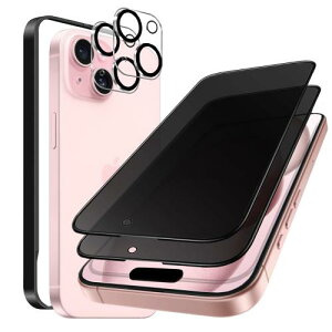 4KXtB iPhone 15 p 28°`h~ Sʕی vCoV[ tیtB 6.1C`Ή CA[ wh~ KChgt \tȒP ACtH15 KXtB(2