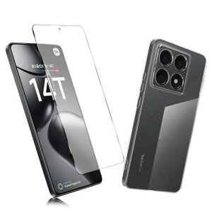 2Zbg1 FOR Xiaomi 14T p̃KXtB + 1 FOR Xiaomi 14T p̕یJo[ی Xiaomi 14T TPU \tg VRP[X KX / dx9H / /یtB PCduoduo