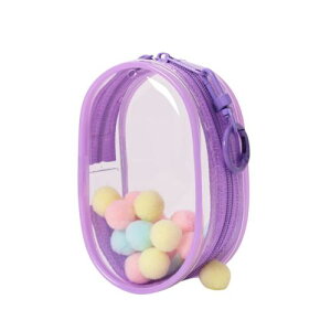 P[X obO ɃobN ʂ|[` ho ʂ|[` Oo 10cm l` ʂݗp  NA ӂӂ ||{[t  Wbp[ L[z_[t (Purple)