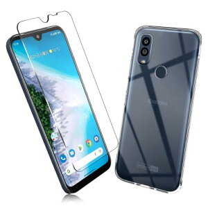 2Zbg1 FOR Android One S10 p̃KXtB + 1 FOR Android One S10 p̕یJo[ Android ی TPU \tg VRP[X KX / dx9H / /یtB PCduoduo