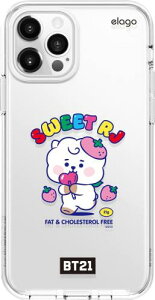 elago iPhone12 Pro / iPhone12 �Ή� �P�[�X �N���A BT21 �O�b�Y �N���A�P�[�X ���� �X�}�z�P�[�X [ iPhone12 mini �A�C�t�H��12 mini �A�C�t�H��12�~�j �Ή� ] LINE FRIENDS BT21 JELLY CANDY RJ