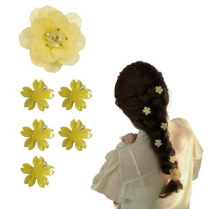 EZ PEACH oXNbv ~j  6Zbg  X^CO wANbv     wAs  l ւ hair clip wAANZT[ (Yellow)