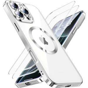 {̂̐FElCܐFJUESHITUO iPhone 16 Pro Max P[X MagSafe[dΉ ςȂ 2XXN[یt ̌^Yی lC NA ϏՌ ČRMILKi ϋv SGSF Jo[ Xgbvz[L