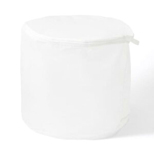 無印良品 高密度織 繊維くずを通しにくい洗濯ネット 大物用 ・約直径47×高さ37cm 84079580