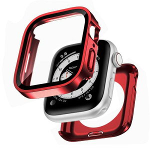tJo[یKawoco AbvEHb` h Jo[ Apple Watch SE Series 6 5 4 Ή 41mm P[X 2 in 1 O̕ی d\ ϏՌ iWatch ̌^ P[X 41mm ̃bh