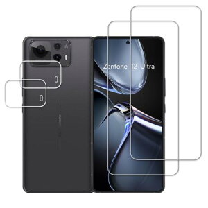 HKKAIS ASUS Zenfone 12 Ultra �t�B����2+2���Z�b�g���{���Ɏq�̗p ASUS Zenfone 12 Ultra �p �K���X�t�B���� �J�����t�B���� ���� �K���X �t�� �ی� �t�B����