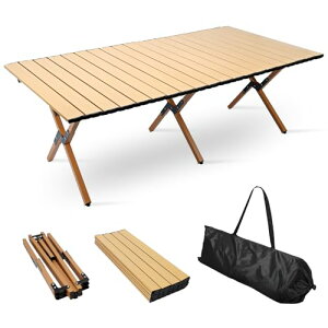 FYY AEghAe[u ܂肽 y RpNg 120×60cm ω׏d100kg ܂݃e[u [e[u ȒPg [obOt Lv AEghA Ebh CeA BBQ ^ 