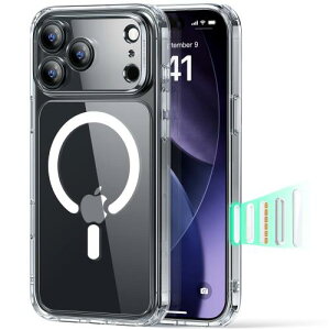 ESR iPhone 2025 Pro Max �P�[�X ���ϖh�~ �ϏՌ� �R�p�K�i�ی� �w��h�~ ���ϋv�� �}�O�l�b�g�X�}�z�P�[�X Classic(����)