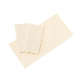 無印良品 くつみがきクロス・3枚組 13×26cm 38395881 ベージュ