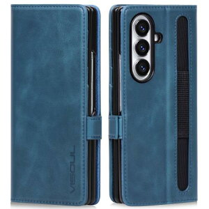 VISOUL Galaxy Z Fold 7 Ή P[X 蒠^ {v TChOlbg MNV[ Z Fold 7X}zP[X Samsung U[P[X ܂肽 J[h[ ϏՌ X^ht u[, Galaxy Z Fold 7