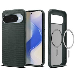 Spigen Pixel 10 / 10 Pro �P�[�X Magsafe�Ή� �}�b�g�d�グ TPU ���^ �w��h�~ �o���p�[ �ϏՌ� �ČRMIL�K�i ���L�b�h�G�A�E�}�O�t�B�b�g ACS09696 (�A�r�X�E�O���[��)