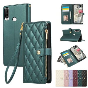 Rosbtib HUAWEI P30 lite �P�[�X �蒠�^ ���z�^ �J�o�[ P30 lite Premium/Nove 4e �P�[�X ������� �t�@�X�i�[�^ ���K���� HWV33�P�[�X �J�[�h���[ �g�уJ�o�[ �t�@�[�E�F�C P30���C�g �P�[�X �G���K���g �h�J 